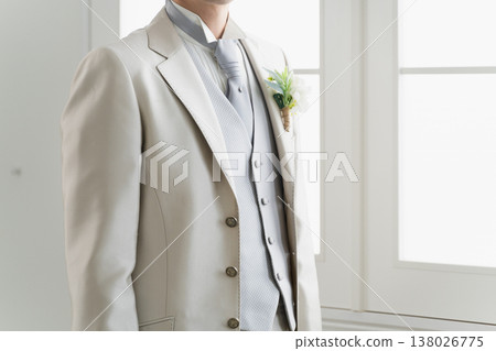 Groom wearing a tuxedo Wedding image Groom wearing a tuxedo Wedding image 138026775