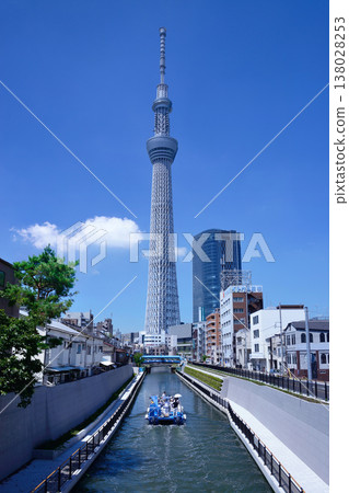 東京晴空塔和觀光船 138028253