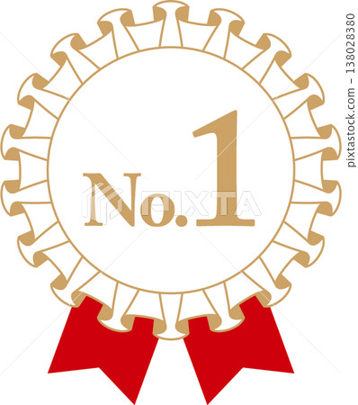 一級：獎牌和瑤帶 等級圖示 1 號 紅金 138028380