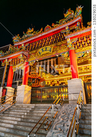 [Kanagawa Prefecture] The magnificent nighttime spectacle of Yokohama Kantei-byo 138029038