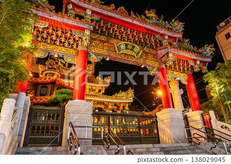 [Kanagawa Prefecture] The magnificent nighttime spectacle of Yokohama Kantei-byo 138029045
