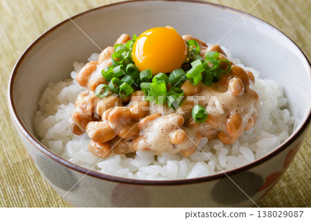 Natto rice 138029087