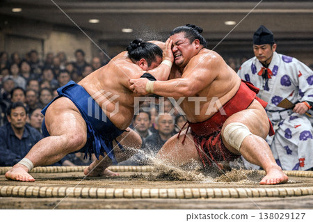 相撲比賽 138029127