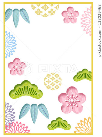 Japanese pattern background Japanese pattern background 138029468