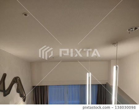 Modern ceiling and fluorescent lights 138030098