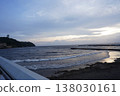 在日落時的海岸 138030161