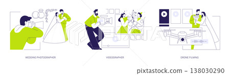 Freelance photographer isolated cartoon vector illustrations se Freelance photographer isolated cartoon vector illustrations se 138030290