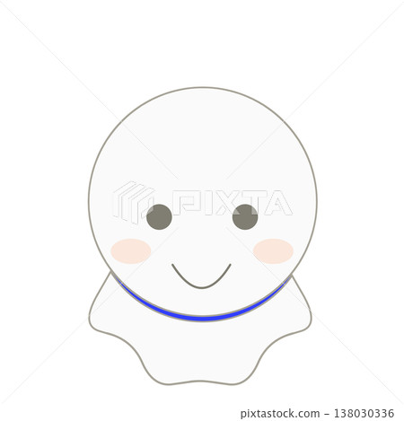 微笑的晴天娃娃(天氣娃娃)插圖。 微笑的晴天娃娃(天氣娃娃)插圖。 138030336