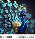 technology peacock logo. illustration for business logo or icon 138031188