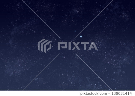 A realistic starry sky background featuring the shining constellation Lyra. 138031414