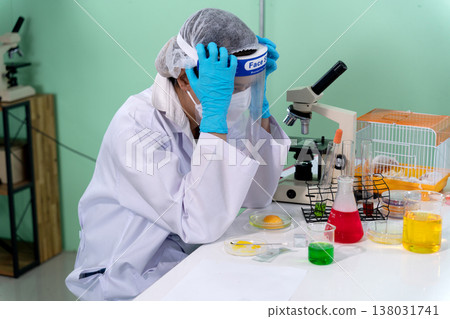 Scientists are frustrated by their inability to invent solutions Scientists are frustrated by their inability to invent solutions 138031741