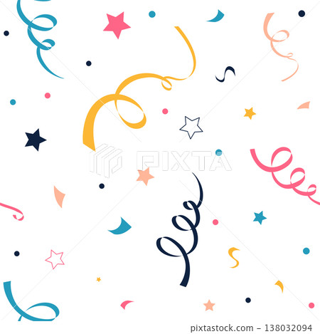 colorful confetti pattern 138032094