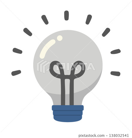 Broken Light Bulb Idea Failure Concept 138032541