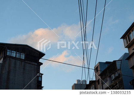 移軸攝影都市公寓大樓群 138033235