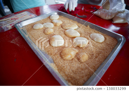 Close-up of Hakka Ciba Mochi Peanut Powder 138033299
