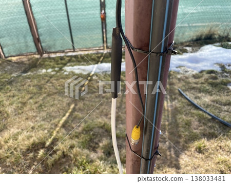 Installation of wired video surveillance system 138033481