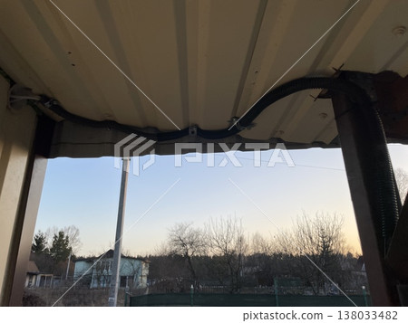 Installation of wired video surveillance system 138033482