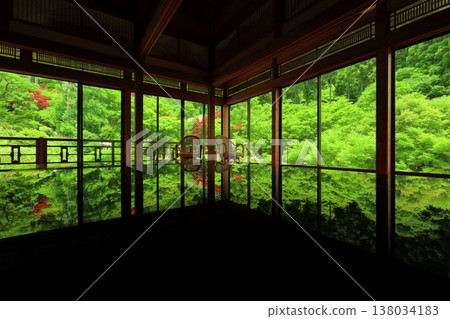 [Saga Prefecture] Fresh greenery as seen from Kazeyu Sanso in the Forest of Fresh Greenery and Environmental Art 138034183