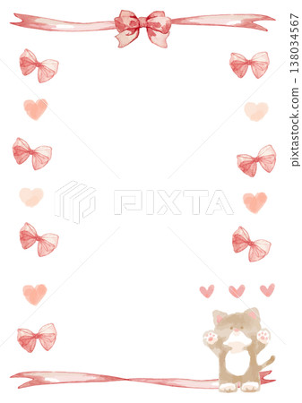 Soft and cute certificate series | Ready-to-use "Well Done" pastel certificate template (no text, no border) 138034567