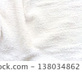 Wrinkled towel background texture 138034862