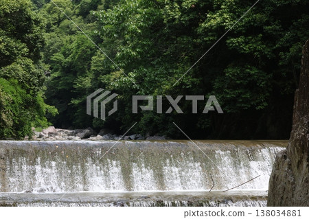 river with rocks 138034881