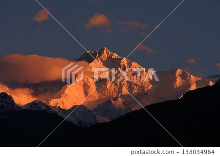 Kangchenjunga at sunrise Kangchenjunga at sunrise 138034964