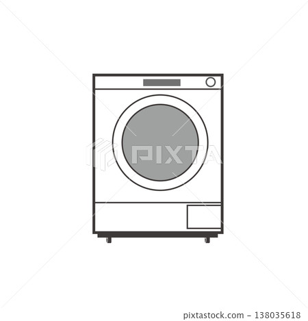 Gray Home Appliance Icon Set (Monochrome, Simple, Household Appliances) Gray Home Appliance Icon Set (Monochrome, Simple, Household Appliances) 138035618