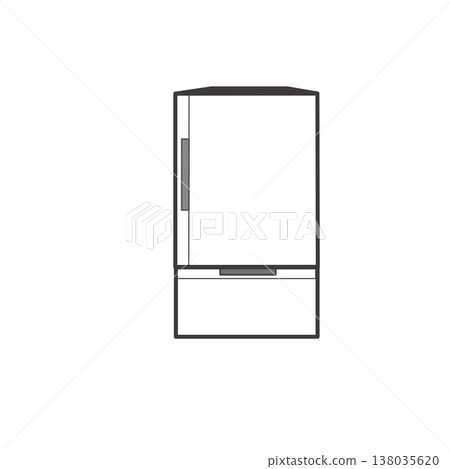 Gray Home Appliance Icon Set (Monochrome, Simple, Household Appliances) Gray Home Appliance Icon Set (Monochrome, Simple, Household Appliances) 138035620