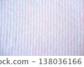 粉紅色條紋布料 138036166