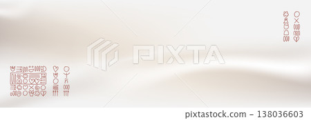 Abstract tan gradient with scribbles graphic. Elegant pearl wave and luxury pastel template. Abstract taupe and silky tone with folk scribble and naive mark. Smooth nude colors vector illustration Abstract tan gradient with scribbles graphic. Elegant pearl wave and luxury pastel template. Abstract taupe and silky tone with folk scribble and naive mark. Smooth nude colors vector illustration 138036603