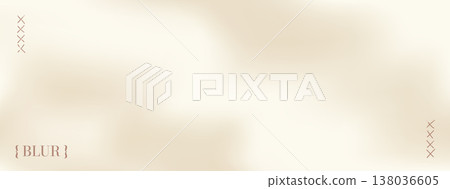Beige gradient background in warm ivory for template banner. Light gradation with pale beige marks as a vector backdrop. Gentle blur and soft warm cream tones with minimal aesthetic bg Beige gradient background in warm ivory for template banner. Light gradation with pale beige marks as a vector backdrop. Gentle blur and soft warm cream tones with minimal aesthetic bg 138036605