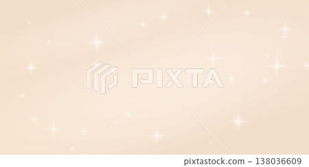 Soft beige starry gradation background. Neutral tone gradient backdrop with sparkling light effect, perfect for luxury celebration designs, fashion branding, or festive project. Vector bg 138036609