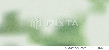 Light green and creamy abstract liquid blur background. Pastel colors gradient for organic or beauty design of presentation. Greenish vector blend gradation with irregular freeform spots 138036612