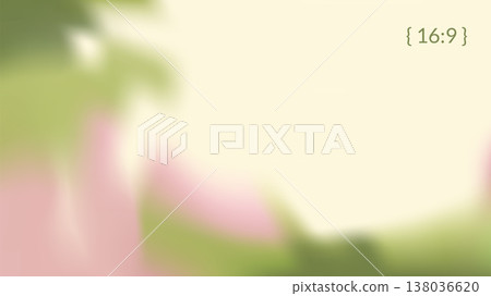 Blur corner frame with spring flower. Soft border background with gentle plants gradient. Summer floral soft beige, pink and green colors backdrop with space for text. Vector trendy gentle blurred bg Blur corner frame with spring flower. Soft border background with gentle plants gradient. Summer floral soft beige, pink and green colors backdrop with space for text. Vector trendy gentle blurred bg 138036620