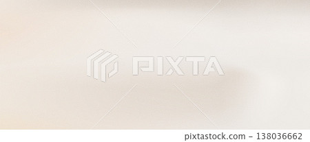 Pearl creamy brown grain gradient background. Neutral beige abstract noise gradation backdrop. Vector nude colors textured bg. Simple grainy tan grey fashion design. Cover soft transition dots noise 138036662