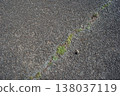 Cracked asphalt 138037119