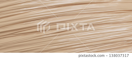 Macro beige liquid foundation with brush strokes texture background for beauty and cosmetic banner 3D render 138037317