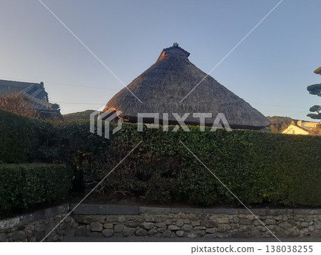 Thatched roof house Thatched roof house 138038255