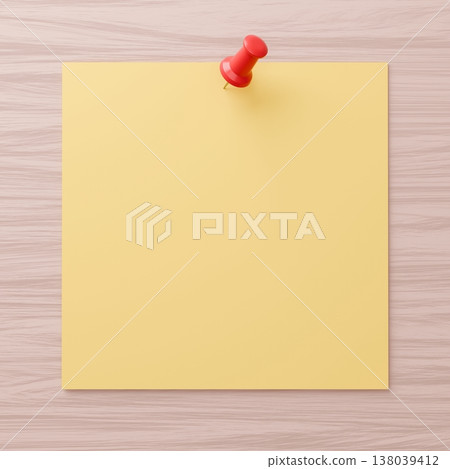 3D背景素材:圖釘與便籤 3D背景素材:圖釘與便籤 138039412