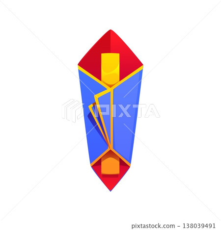 Japanese New Year holiday icon of origami noshi gift, vector Asian paper decoration. Origami noshi or traditional folded wish envelope for Japanese New Year ceremonial celebration in Japan culture Japanese New Year holiday icon of origami noshi gift, vector Asian paper decoration. Origami noshi or traditional folded wish envelope for Japanese New Year ceremonial celebration in Japan culture 138039491