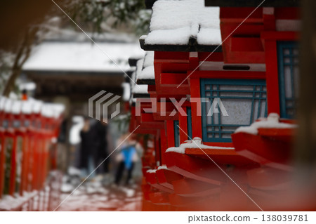 冬季的貴船神社 冬季的貴船神社 138039781