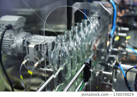 bottle, glass, factory 138039829