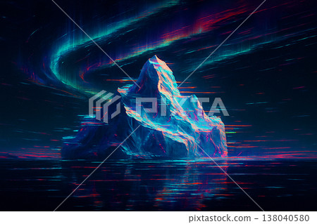 數位冰山景觀 138040580