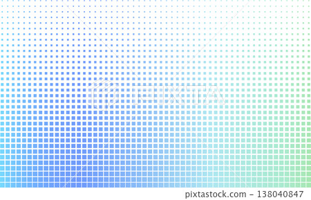數位風格的半色調背景,帶有藍色漸變和向上延伸的方形色塊。 數位風格的半色調背景,帶有藍色漸變和向上延伸的方形色塊。 138040847