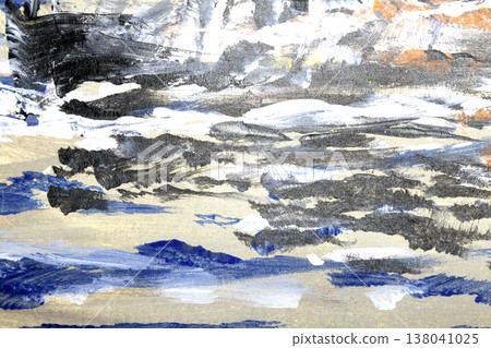 Thick abstract paint close up vibrant colour for background heavy lines Thick abstract paint close up vibrant colour for background heavy lines 138041025