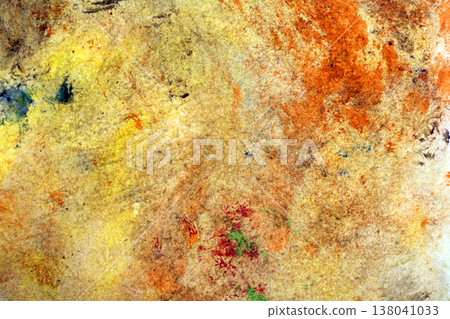Thick abstract paint close up vibrant colour for background heavy lines Thick abstract paint close up vibrant colour for background heavy lines 138041033