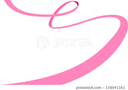 Pink ribbon breast cancer awareness symbol Pink ribbon breast cancer awareness symbol 138041161