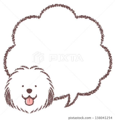古英語牧羊犬對話框 古英語牧羊犬對話框 138041254