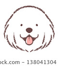 Great Pyrenees face icon 138041304