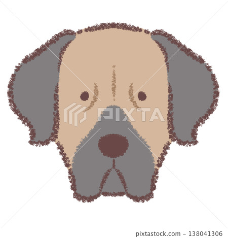 Great Dane face icon 138041306